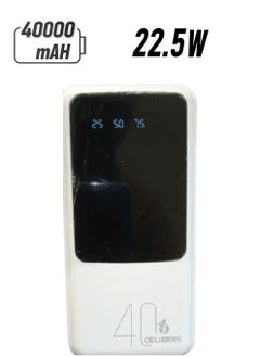 Power Bank 40000 (PD 22.5W + 4 USB) with screen