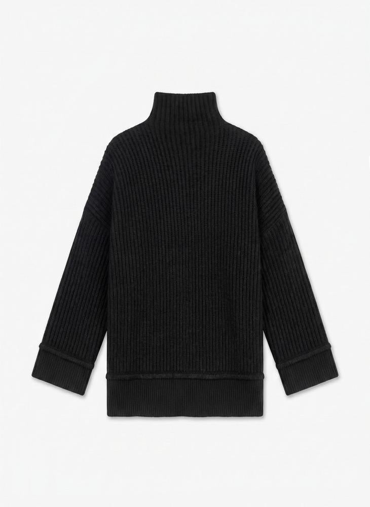 TOPSHOP Knitted Long Sleeve High Neck Jumper - Image 5
