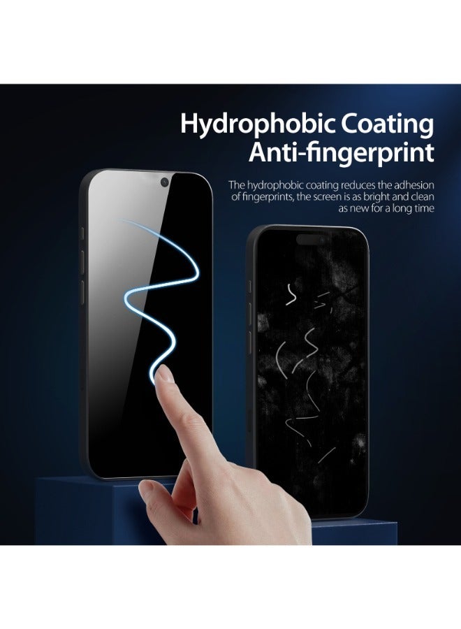 فاستر واقي شاشة سيراميك HD مضاد للتجسس لـ آيفون 7 بلس و آيفون 8 بلس (iPhone 7 Plus/8 Plus) لحماية الخصوصية (ضد البصمة)  من Faster, حماية قصوى للشاشة من الخدوش والكسر - Image 4