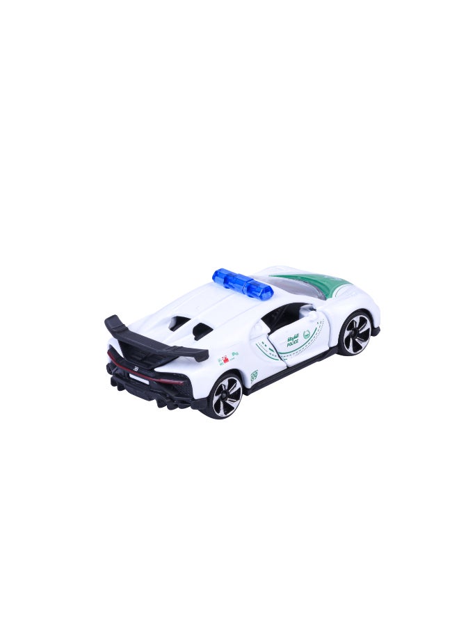 Majorette Dubai Police Deluxe Series Single Pack Die Cast – Bugatti Chiron (1:64 Scale) – Die-Cast Toy Car for Kids & Collectors - Image 4