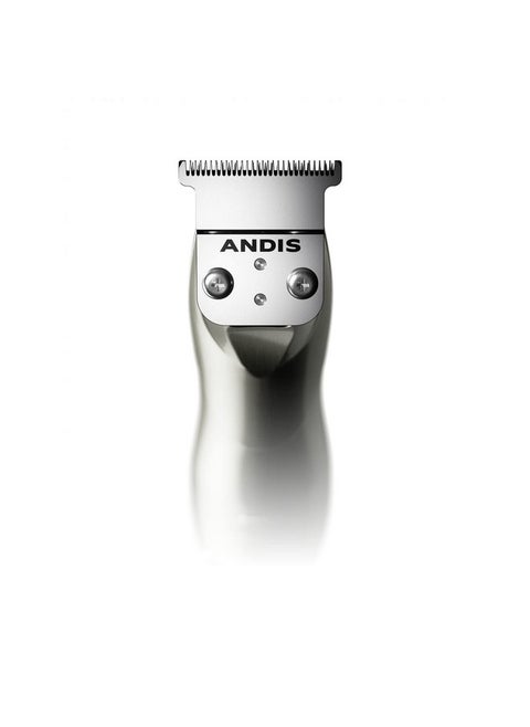 Andis 32810 Slimline Pro Cord/Cordless Beard Trimmer, Lithium Ion T-Blade Trimmer, Close Cutting T-Blade Zero Gapped, Chrome