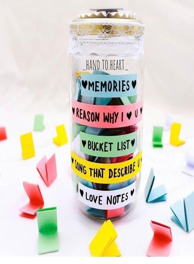 ANISHOP Reasons Why I Love You Message Bottle With light Handmade Art for Loved Ones, Birthday, Anniversary, Valentines Day (Reasons Why I Love You