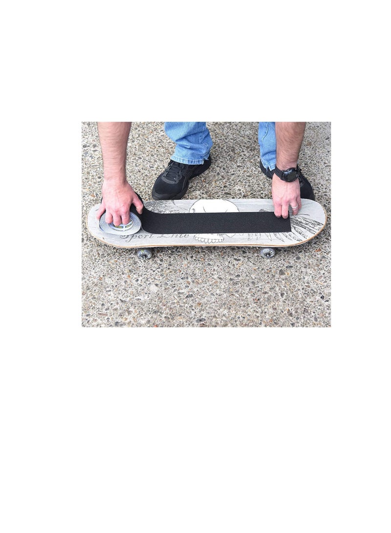 Como Anti-Slip Stairs Tape Black, Anti Slip Grip Tape, Non-Slip Traction Tapes, 1"x18M - Image 3