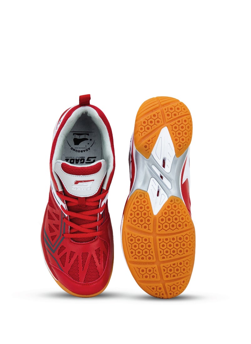 GADZ - Gadz Smash Series Badminton/ Tennis/ Indoor Court/ Training Sports Shoe MG1002-2 Red - Image 1