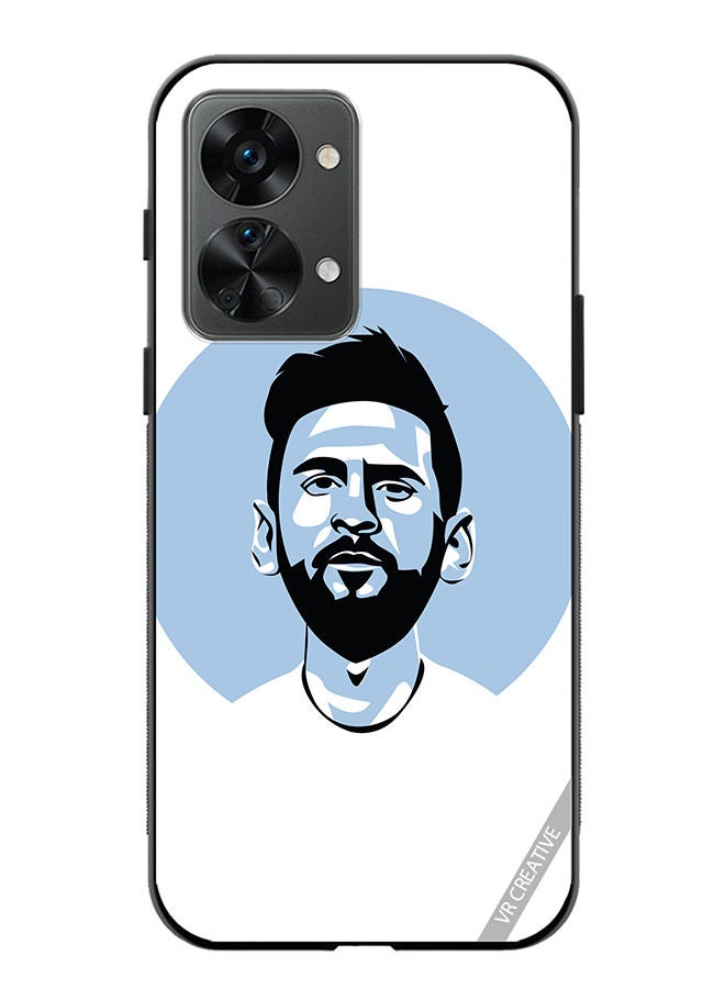 VR CREATIVE Protective Case Cover For OnePlus Nord 2T Lionel Messi Vector Design Multicolour - Image 1