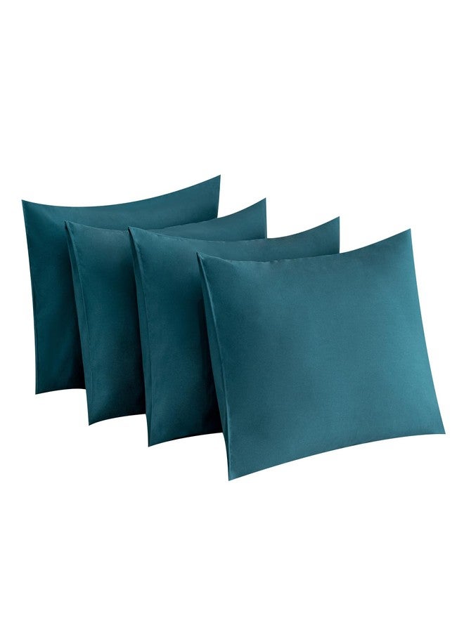 mini panda minipanda 4 Pieces of Pillowcase inches Microfiber (20x30 (4 Piece), Blue-Green) - Image 1