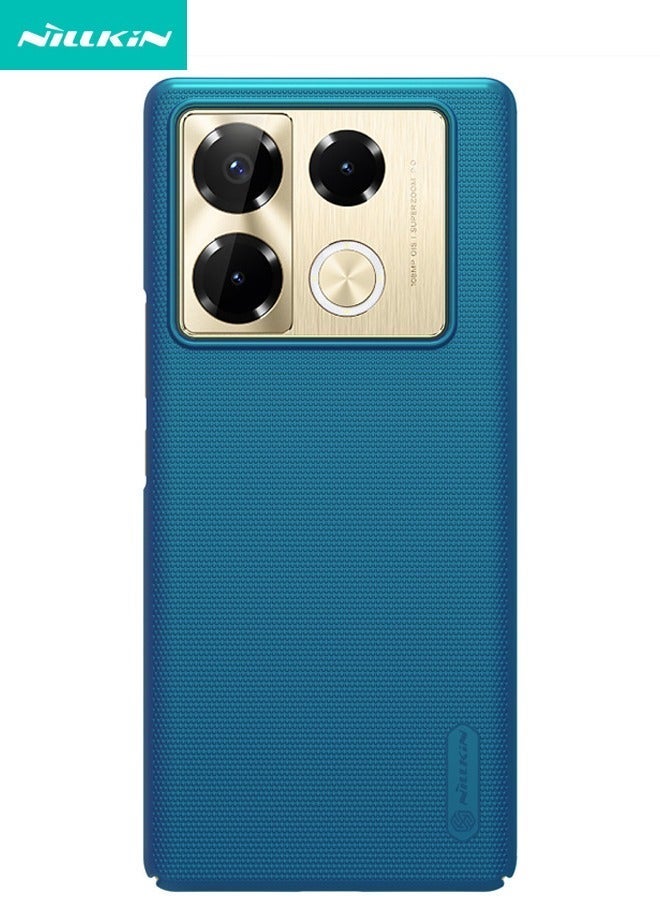 Asan Ge Infinix Note 40 Pro/40 Pro+ 5G Case, Frosted Ultra Thin Phone Case, [Military Grade Shockproof] [Anti-Scratch] [Anti-Slip] [Anti-Fall] Tough Back Cover for Infinix Note 40 Pro/40 Pro+ 5G, Blue - Image 1