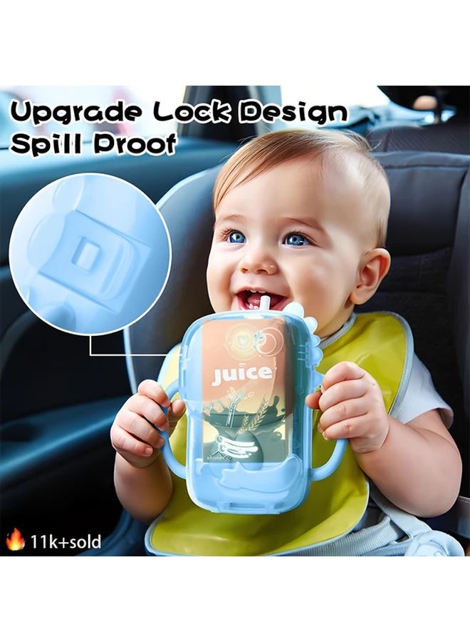 Blue Green Baby Bag Holder Reusable Leak Proof Dishwasher Safe Food Container - Image 1