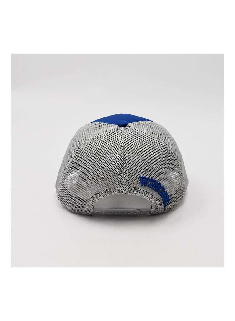 Fighter Gifts UAE Emblem Blue Grey Head Cap - Image 3