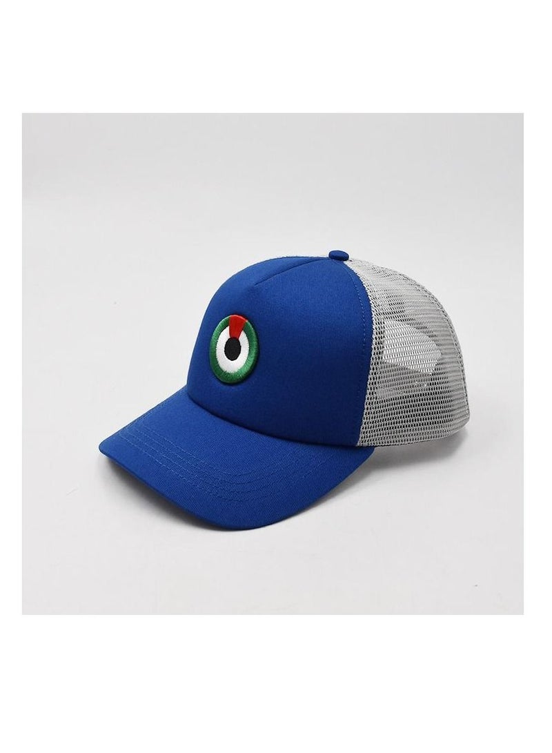 Fighter Gifts UAE Emblem Blue Grey Head Cap - Image 1