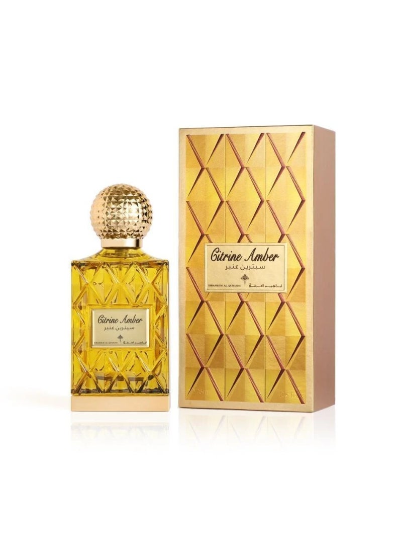 Ibrahim Alqurashi - Citrine Amber Eau De Parfum - 75ml - Unisex - Image 1