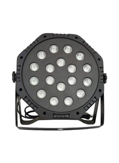 RGB Stage Lighting 18 LED Dj Par Lights Uplighting For Events Diverse Lighting Modes Supported DMX512 Sound Activated Master-Slave Auto-Run Mode RGB Disco Par Light For Wedding, Party And Concert