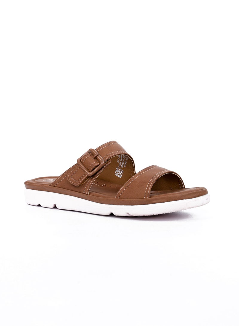 Bata Comfit Double Strap Flat Sandals - Image 2