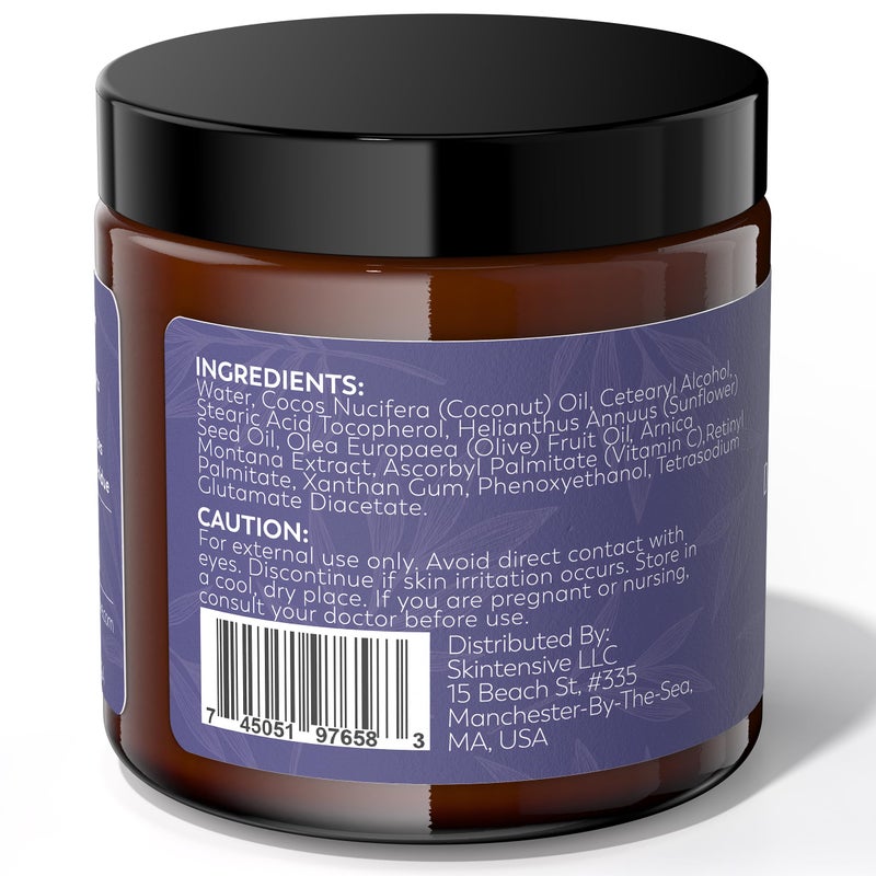 SKINTENSIVE Specialized Fragile Skin Moisturizing Cream for Thin Skin - Moisturizing Formula for Daily Use on Face, Hands & Body - With Vitamins A, C & E and Arnica - 4oz - Image 3