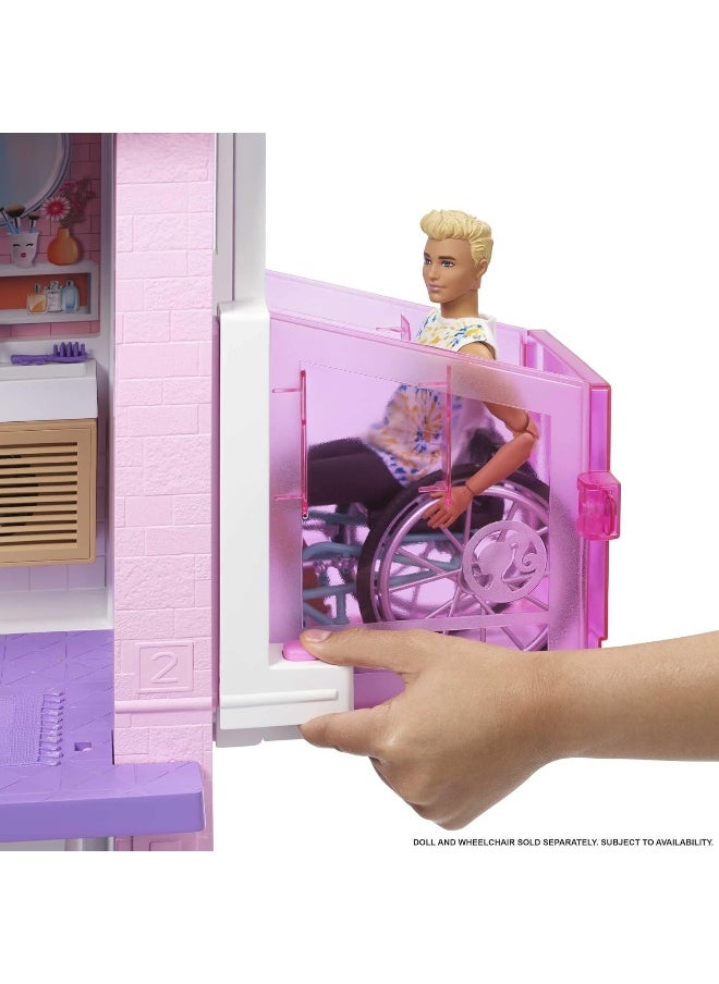 Barbie - Barbie Dreamhouse (3.75-ft) Dollhouse with Pool, Slide, Elevator, Lights & Sounds - Image 1