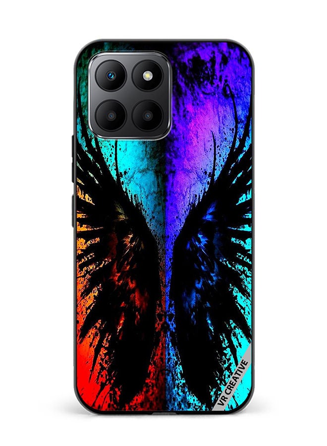Protective Case Cover For Honor 70 Lite Peace Sign Of Butterfly Design Multicolour