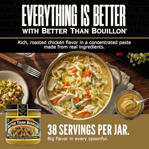 Better Than Bouillon Premium Roasted Chicken Base Made with Seasoned Roasted Chicken 38 Servings Blendable Base for Added Flavor 8Ounce Jar Pack of 1 - Image 5