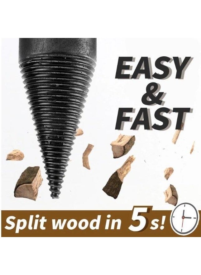 Glryz Wood Fireplace Wood Log Splitting Splitting Drill Bit  - Image 3