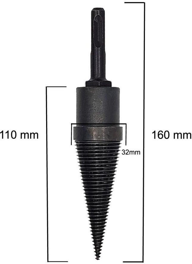 Glryz Wood Fireplace Wood Log Splitting Splitting Drill Bit  - Image 4