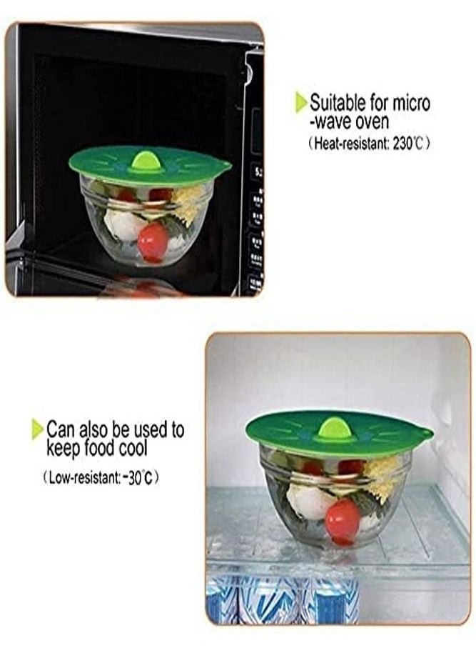 AMERTEER - 5-Piece Multi Use Silicone Suction Lid Set - Image 1