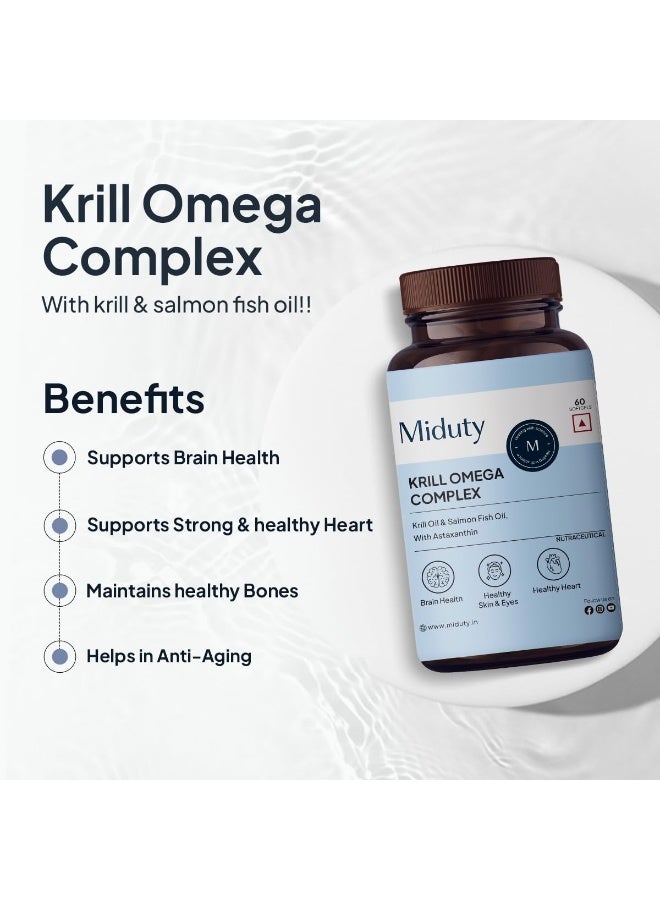 Miduty Antarctic Fish Krill Oil - 60 Softgel - Image 3