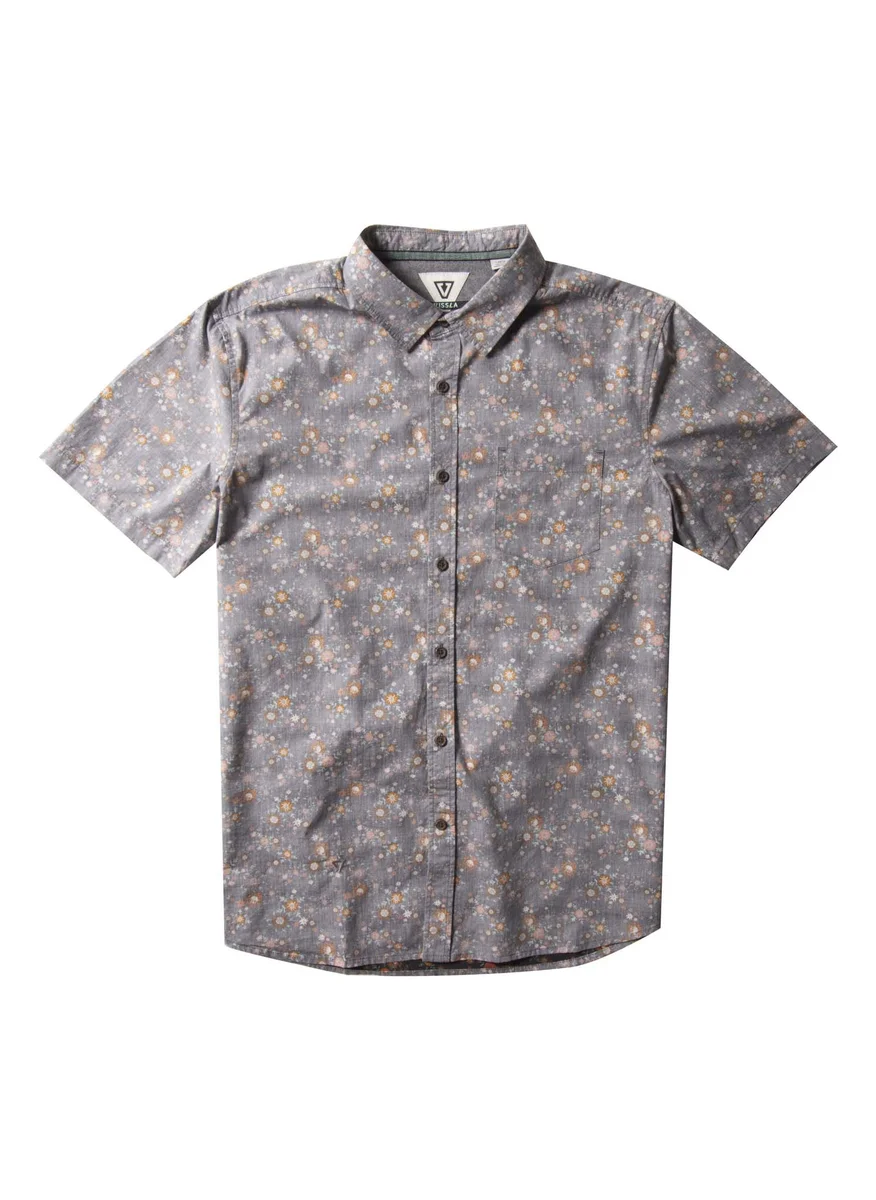 Vissla Barrier Eco Shirt Purple Grey 100% Organic Cotton