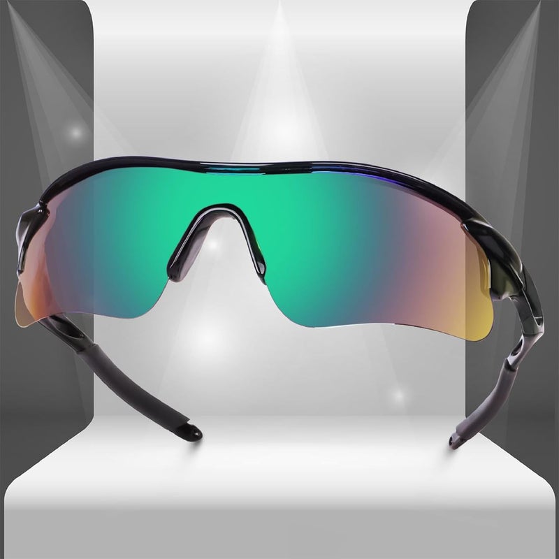 Dervin Non Polarized Oversized Sports Sunglasses for Men Women, Outdoor Cricket Cycling Hiking Fishing Sunglasses - Image 5