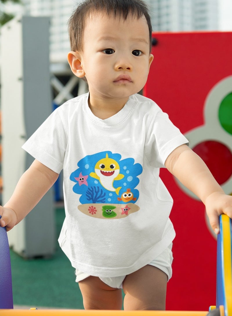 ZOOM BABY SHARK WITH FRIEND KIDS T-SHIRT  - Image 2