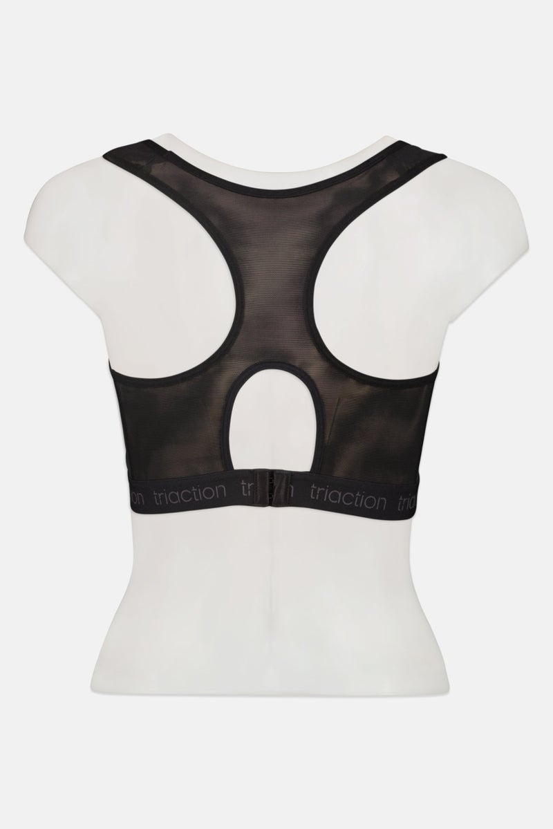 TRIUMPH سوتيان مبطن بطبعة جرافيك للنساء، أسود - Image 3
