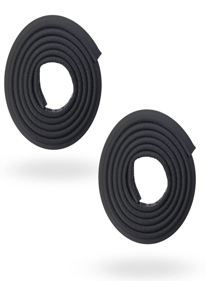 BabySafeHouse Child Proofing Pre-Taped Edge Guard Strip (13ft- Pack of 2) for Sharp Edges of Furniture & Corners (Black Color) - Image 1