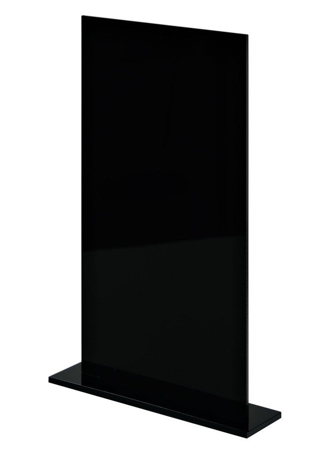 JINMURY 8x10 Inch Black Acrylic Sign with Stand | 5 Pack Blank Acrylic Table Signs and Base for DIY Wedding Table Numbers, Wedding Signage, Events& Parties (Black, 8x10 Inch) - Image 3