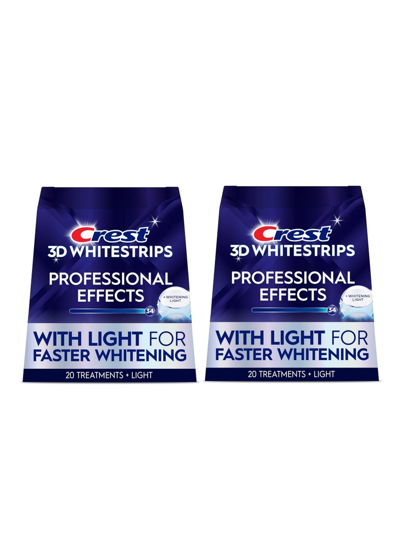 كرست مجموعة تبييض الأسنان وايت ستربس بتصميم ثلاثي الأبعاد 2 عبوه - Image 1