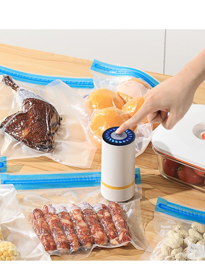 AROAQ Portable Vacuum Sealer Pump, Mini Automatic Handheld Electric Small Vacuum Sealer Machine Pump, Handheld Vacuum Sealer for Food  - Image 2