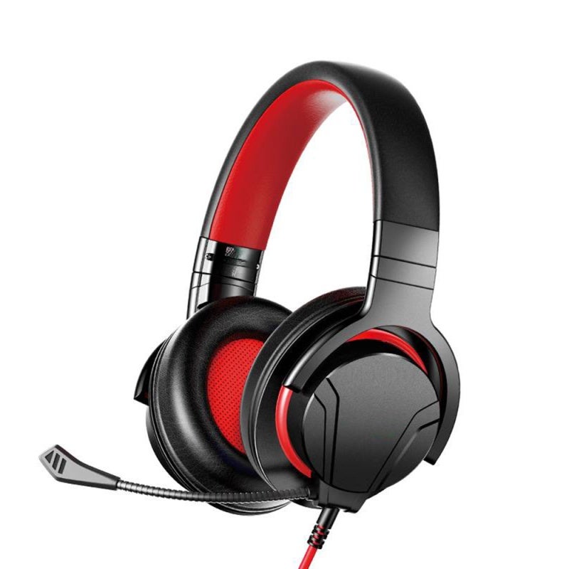 Gaming Headset Black 40mm NdFeB Driver Unit Detachable Microphone - Ergonomic Skin-friendly Memory Foam Headset for PC Mac PS4 Xbox One Mobile Gaming - Image 1