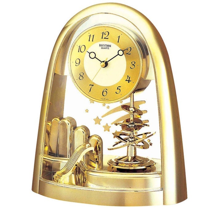SHOOTING STARS ANNIVERSARY CLOCK DOMED BLACK NUMERALS DECORATION GIFT NEW