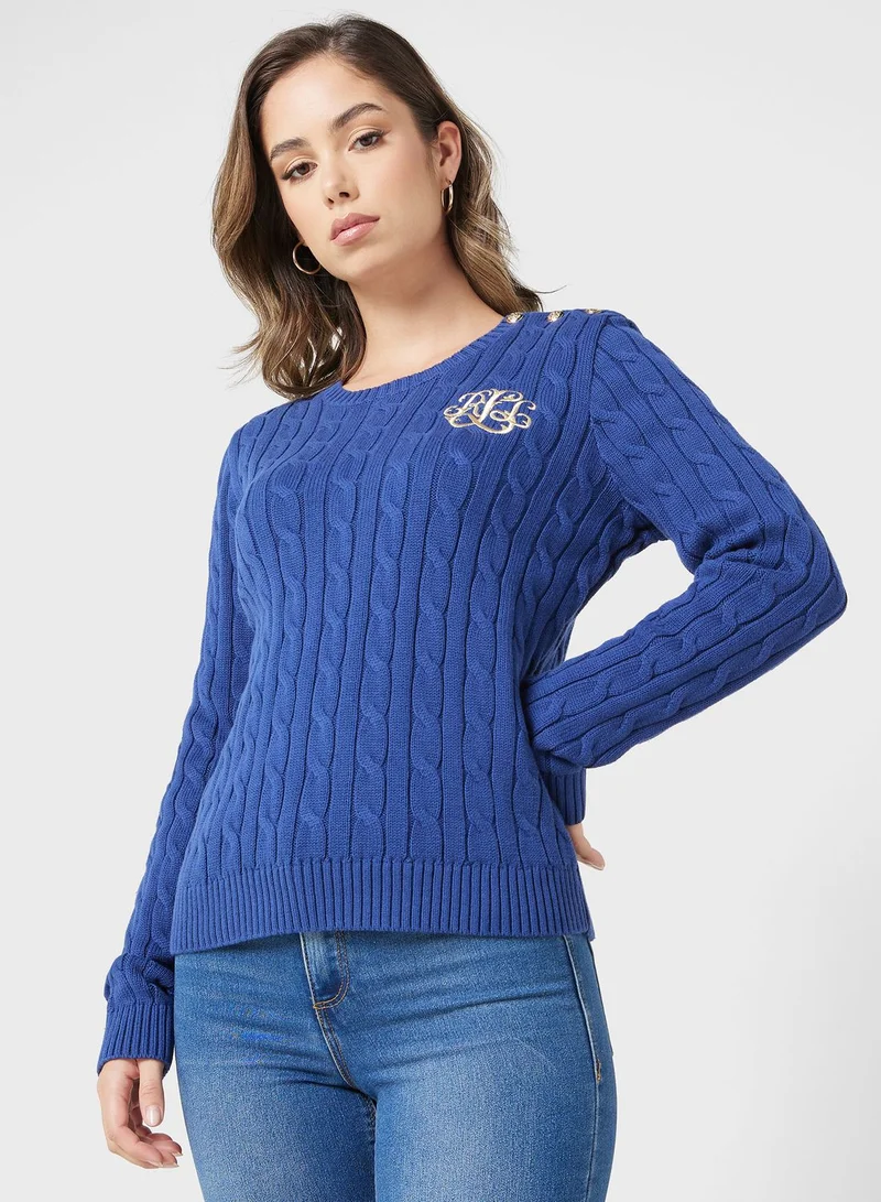 Lauren Ralph Lauren Logo Knitted Sweater