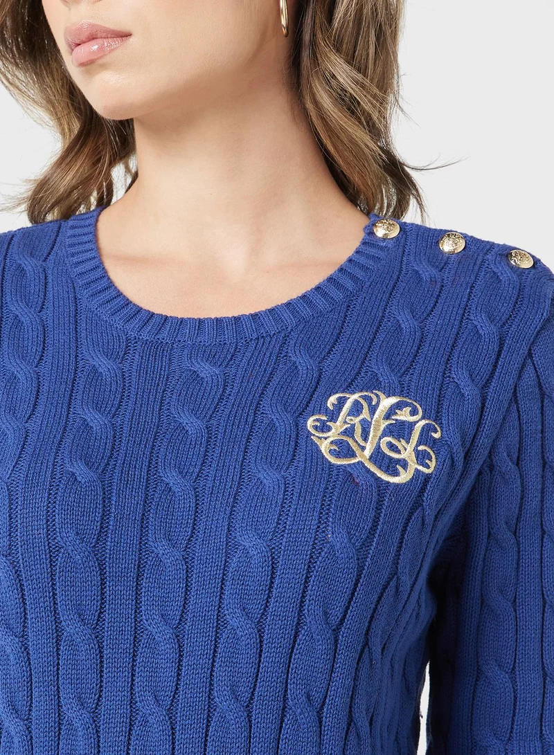 Lauren Ralph Lauren Logo Knitted Sweater