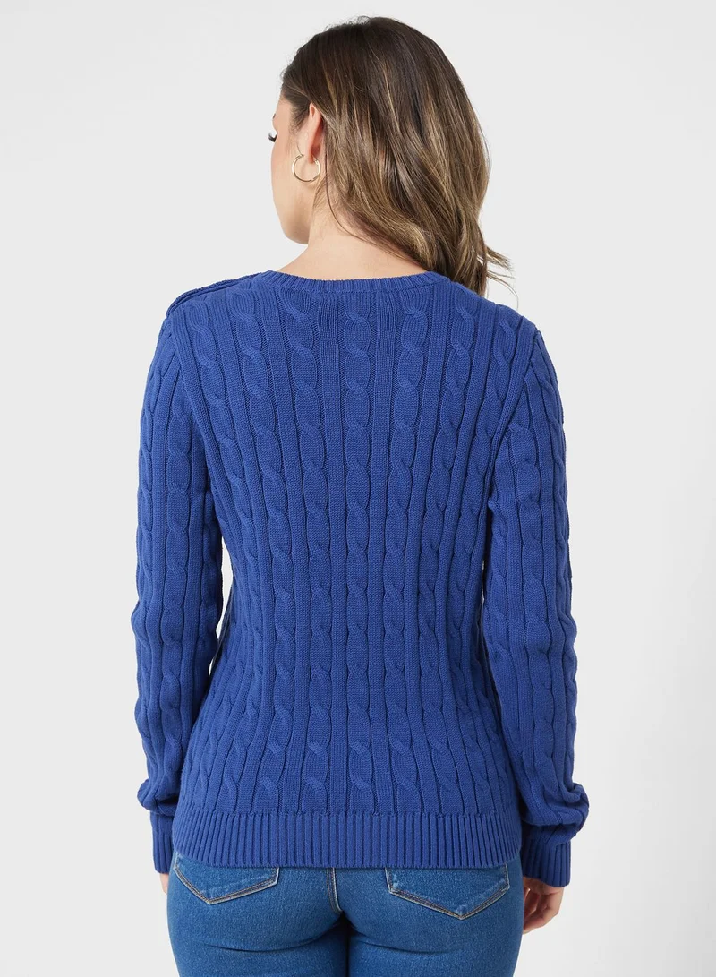Lauren Ralph Lauren Logo Knitted Sweater