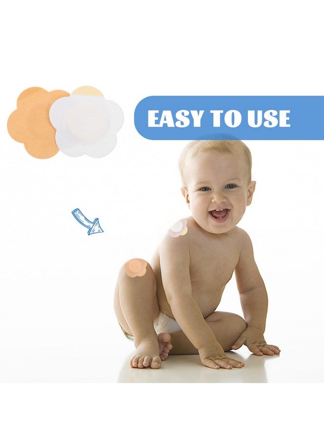 Healifty Hollow Navel Sticker Newborn Navel Patches 200pcs Breathable Belly Patches Disposable Navel Patches for Baby Belly Button Patches Baby Navel Patches Newborn Navel Sticker - Image 4