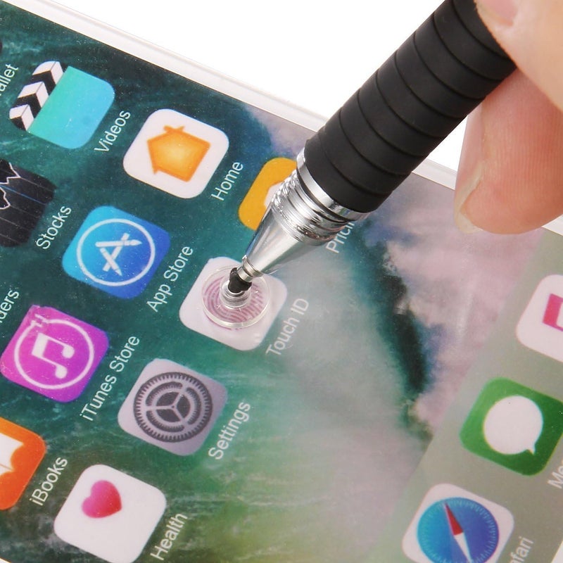 Mixoo 2-in-1 High Precision Stylus (Disc & Fiber Tips 2 in 1 Series), Extra with 3 Replaceable Tips, Compatible with Capacitive Touch Screen Devices (Blue) - Image 4