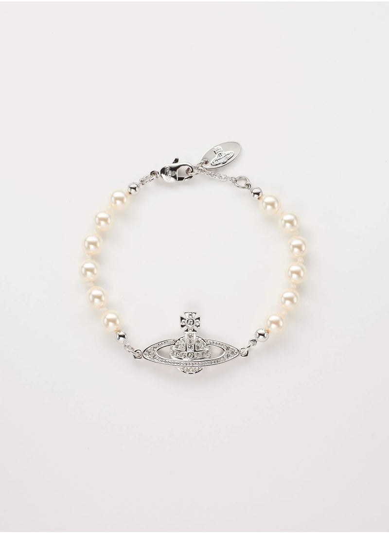 Vivienne Westwood Mini Bas Relief Pearl Bracelet  - Image 1