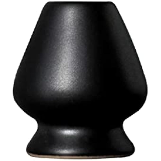 UD Matcha Tea Whisk Holder Ceramic Holder Chasen Stand Fit For Traditional Japanese Tea Matcha Chasen Tea Set Accessories Black - Image 2