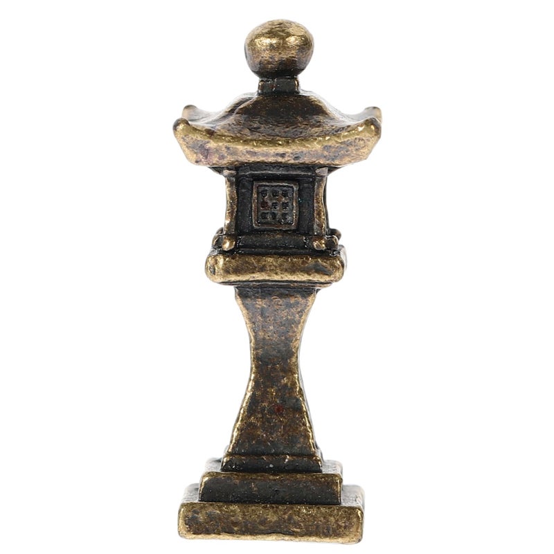 Mini Japanese Pagoda Lantern Statue Zen Garden Outdoor Decor for Fish Tank Landscape - Image 2