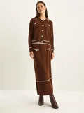 Bianco Lucci Coffee Brown