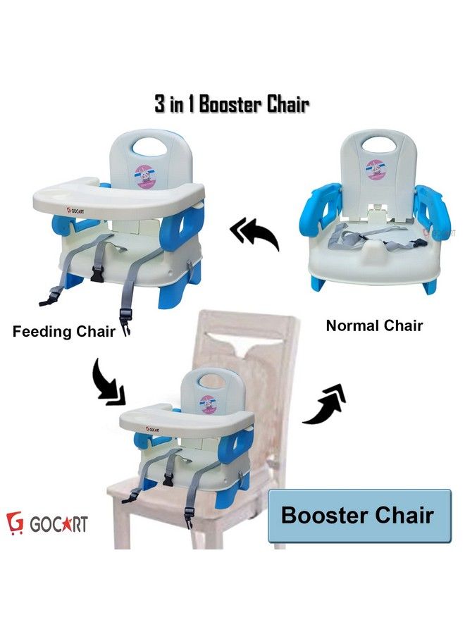Baby Feeding High Chair With Removal Tray Booster Seat (Brown)