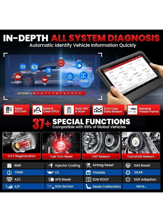 Launch Launch X431 V (X431 Pro) Bi-Directional OBD2 Diagnostic Scanner  - Image 3