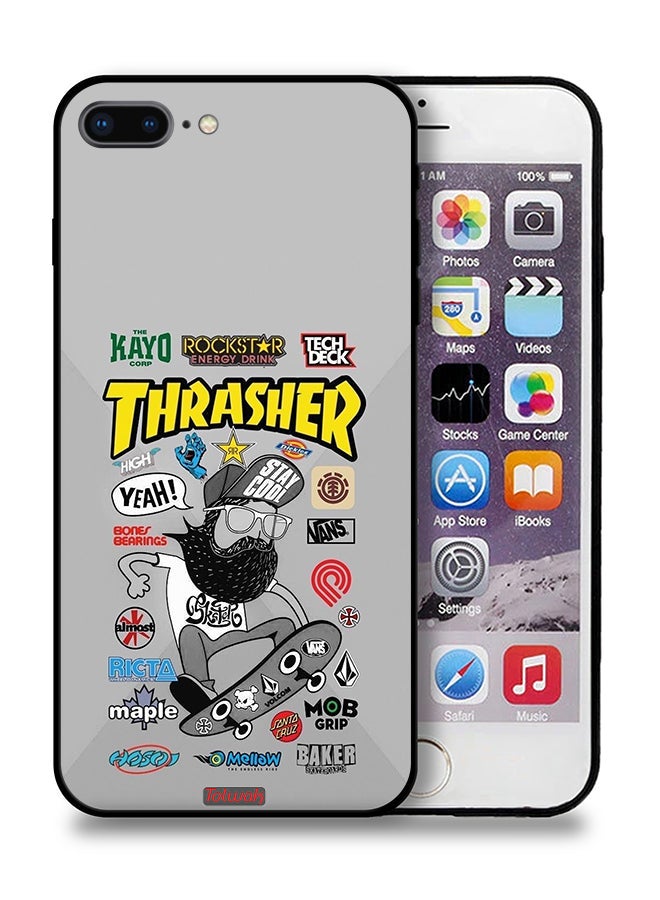 Tolwak Apple iPhone 8 Plus Protective Case Thrasher Sticker - Image 1