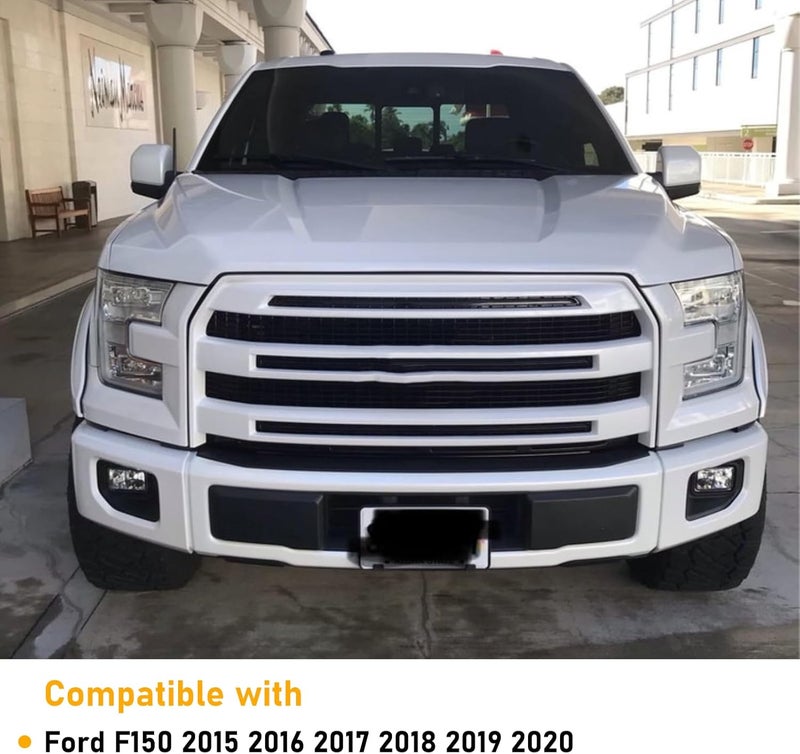 Moonlinks Compatible with Ford F150 2015 2016 2017 2018 2019 2020 Right Side Mirror Cover Replacement, Pearl White Right Passenger Side Door Rearview Mirror Cap Trim for F150 RH - Image 2