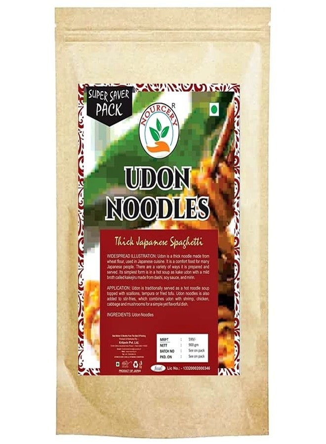 Nourcery Udon Noodles, 900Gm (Japanese Wheat Spaghetti) - Image 1