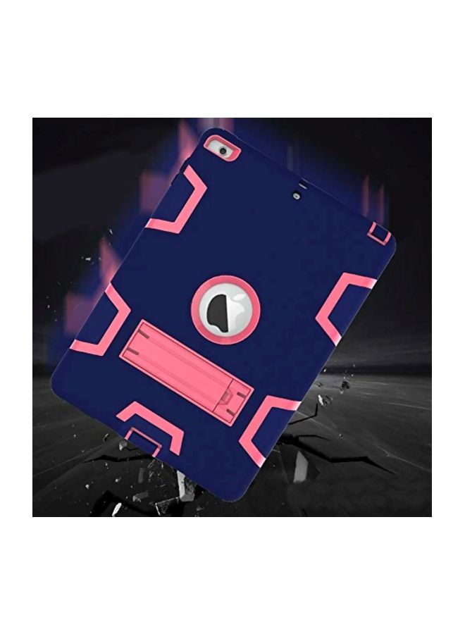 NIBEMINENT Protective Case Cover For Apple iPad Mini 4 Blue/Rose Red  - Image 4
